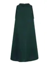 Max Mara Didone Dress On The Technical Network In Animal Print