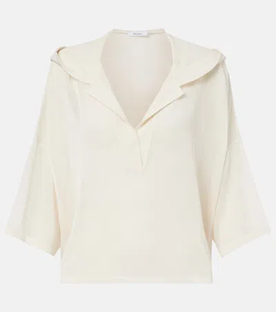 Max Mara Didy Knitted Cotton-blend Shirt