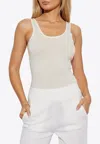 Max Mara Dinda Cashmere Tank Top In White