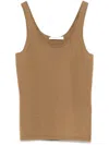 Max Mara Dinda Tank Top In Brown