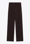 Max Mara Coffee-coloured Viscose Trousers In Brown