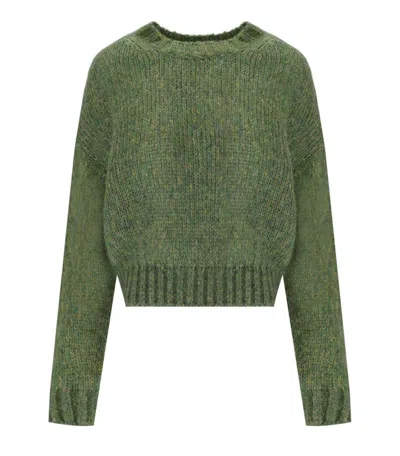 Max Mara Dionigi Green Crewneck Jumper