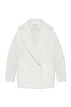 Max Mara Double-breasted Blazer In White