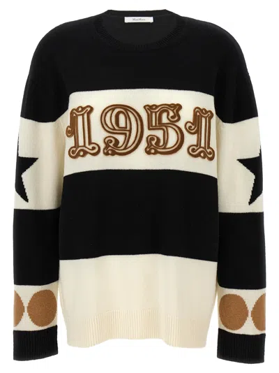 MAX MARA DIRCE SWEATERS AND CARDIGANS BLACK