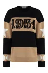 Max Mara Multicolor Dirce 1951-motif Striped Jumper In Black