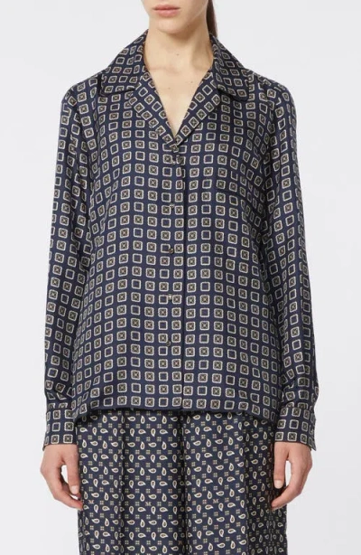 MAX MARA MAX MARA DISCO MONOGRAM PAISLEY PAJAMA SHIRT