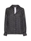 Max Mara Disco Patterned Shirt In Black