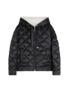 Max Mara Disoft Reversible Zip-up Down Jacket In Black