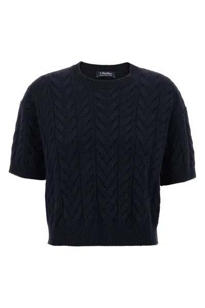 Max Mara 'dominus' Sweater In Blue