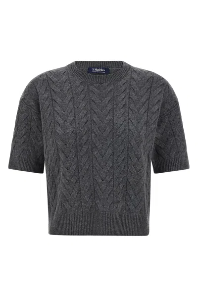 Max Mara 'dominus' Sweater In Gray
