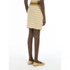Max Mara Domizia Striped Knitted Mini Skirt In Multi