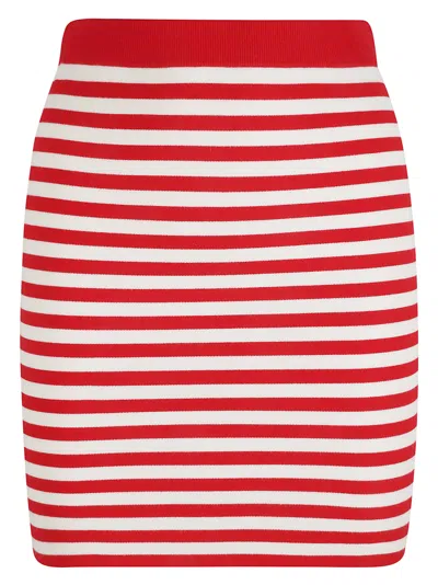 Max Mara Domizia Skirt In Red