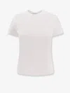 Max Mara Donata Cotton T-shirt In White