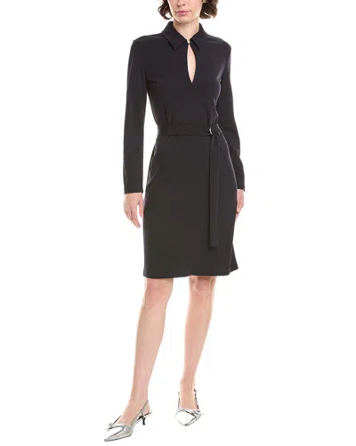 Max Mara Dorema Jersey Dress In Blue