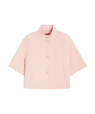 Max Mara Doretta Buttoned Jacket In Pink