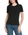 Max Mara Stretch Jersey Basic T-shirt In Black
