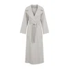 Max Mara Doris Long Coat In White
