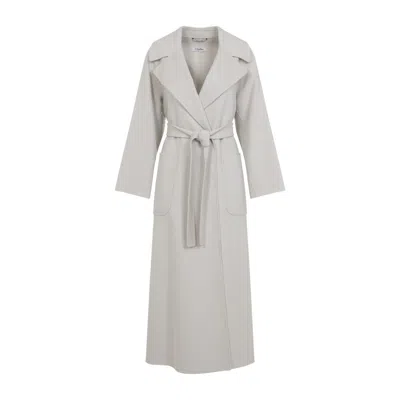 Max Mara Doris Long Coat In White