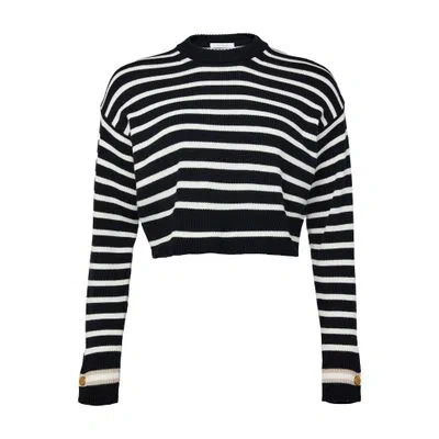 Max Mara Dorotea Striped Sweater In Blue