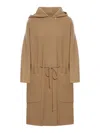 Max Mara Camel Virgin Wool Blend Miele Coat