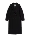 Max Mara Iconic Tailored Wool Cashmere Coat In Black