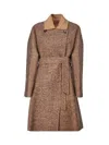 Max Mara Reversible Camel And Wool Coat In Brown
