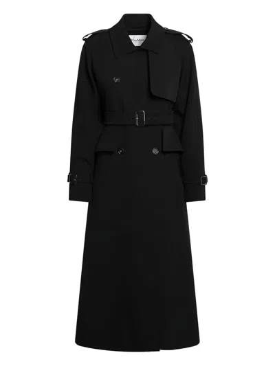 MAX MARA DOUBLE-BREASTED BELTED TRENCH COAT