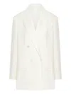 Max Mara Double-breasted Tailored Blazer With Notched Lapels