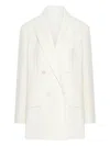 Max Mara Double-breasted Tailored Blazer With Notched Lapels
