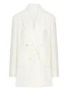 Max Mara Double-breasted Tailored Blazer With Notched Lapels