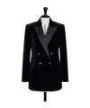 Max Mara Double Breasted Blazer In Black