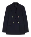 Max Mara Double-breasted Blazer In Black