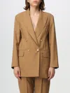 Max Mara Double Breasted Jacket In Camel
