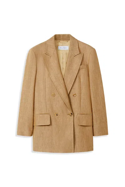 MAX MARA OLIMPIA JACKET IN LINEN