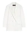 Max Mara Double-breasted Blazer In White