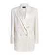 Max Mara Double-breasted Blazer In White