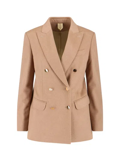 Max Mara Double-breasted Camel Blazer