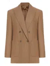 Max Mara Harald Blazer In Cashmere Foule In Brown