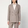 Max Mara Double-breasted Cashmere Jacket In Dove Color Women