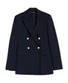 Max Mara Double-breasted Casual Jacket In Black