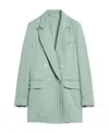 Max Mara Double-breasted Casual Jacket In Green
