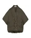 Max Mara Double-breasted Cloak In Brown