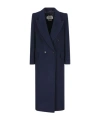 Max Mara 'albania' Virgin Wool Blend Coat In Black