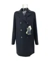 Max Mara Double Breasted Coat In Black