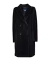Max Mara Double-breasted Coat In Black