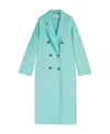Max Mara Double-breasted Coat In Blue