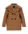 Max Mara Double-breasted Coat In Brown