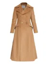 Max Mara Double-breasted Coat In Brown