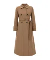 Max Mara Double-breasted Coat In Brown