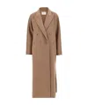 Max Mara Double-breasted Coat In Camel In Brown